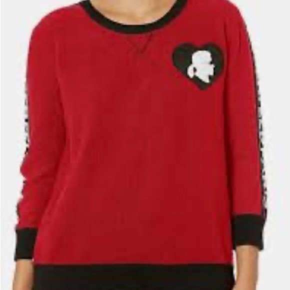KARL LAGERFELD THERMAL KNIT SWEATER - Picture 1 of 5